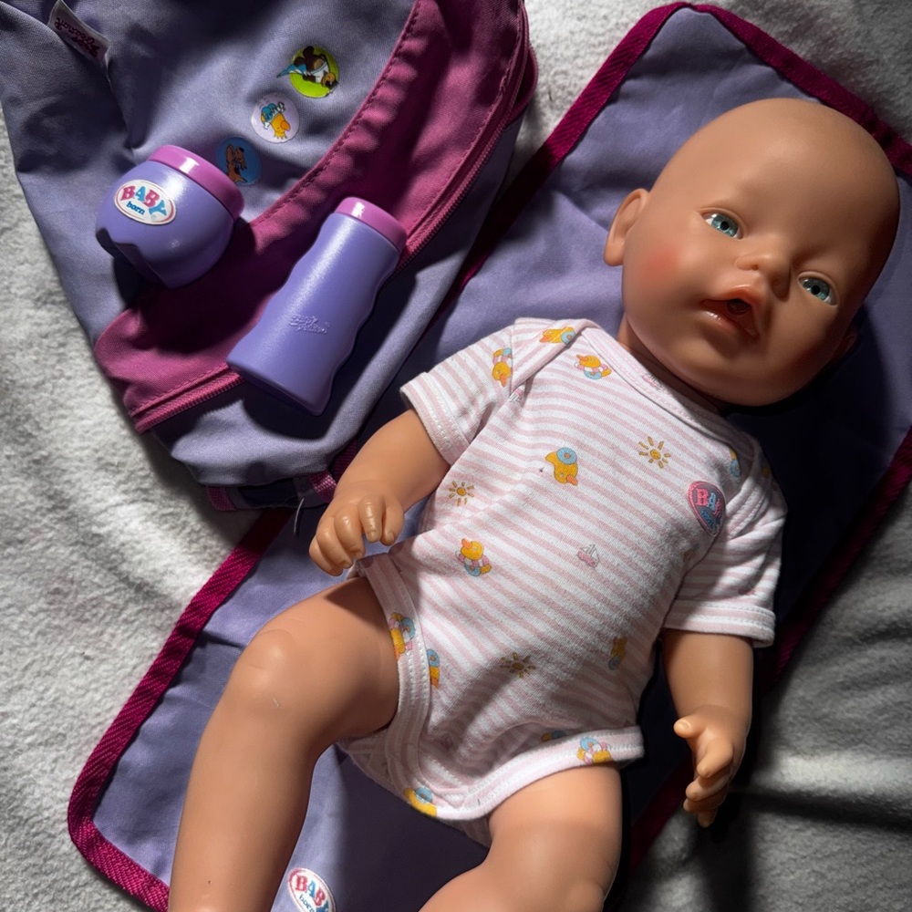 Vintage Zapf Creation BABY Born and accessories